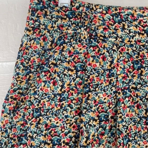 Anthropologie Corey Lynn Calter Silk Floral Rift Valley Shorts NWT - Picture 6 of 6